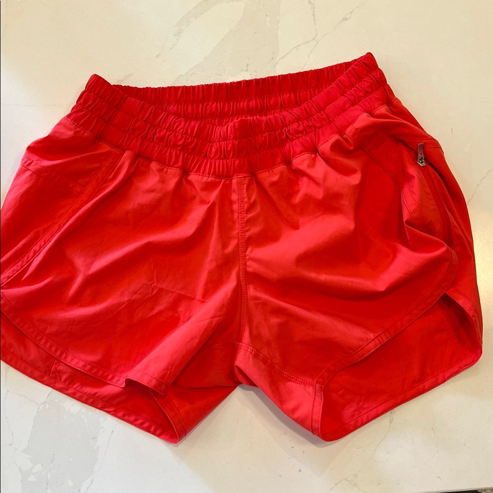 Lululemon “retro” run shorts, size 8